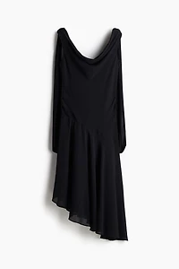 Cowl-Neck Dress