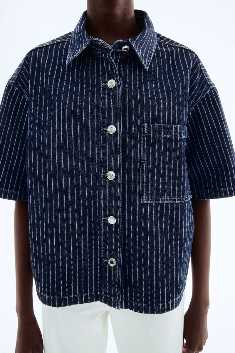 Oversized Denim Shirt