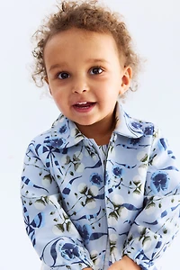 Patterned Jacquard-Weave Jacket
