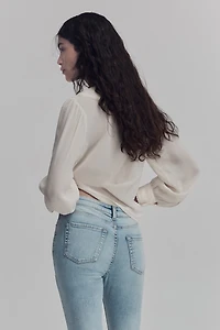 Jean évasé taille haute