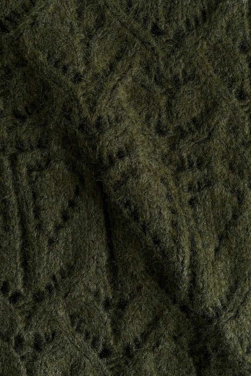 Pointelle-Knit Sweater