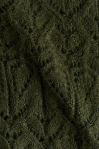 Pointelle-Knit Sweater