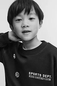 Printed Crewneck Sweatshirt