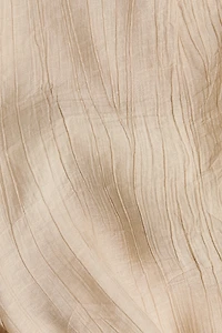 Pantalon froissé en viscose mélangée