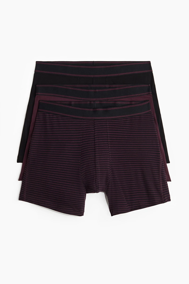 3-Pack Mid-Length Boxer Briefs