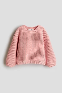 Chandail en tricot de fil chenille