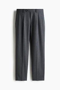 Regular-Fit Wool-Blend Suit Pants