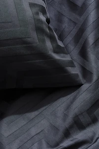 Cotton Sateen Twin Duvet Cover Set
