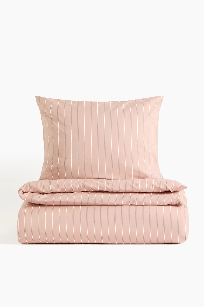 Striped Twin Duvet Cover Set