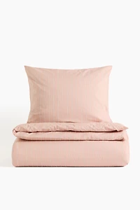 Striped Twin Duvet Cover Set