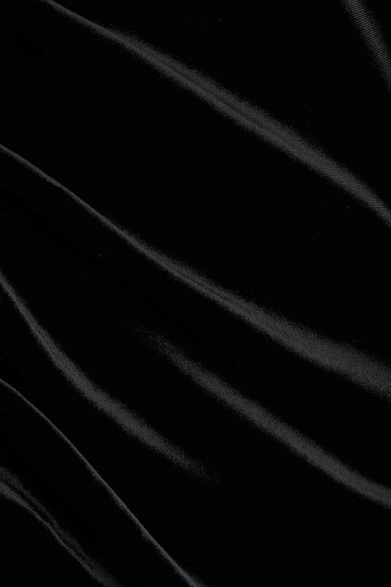 Sleeveless Velour Dress