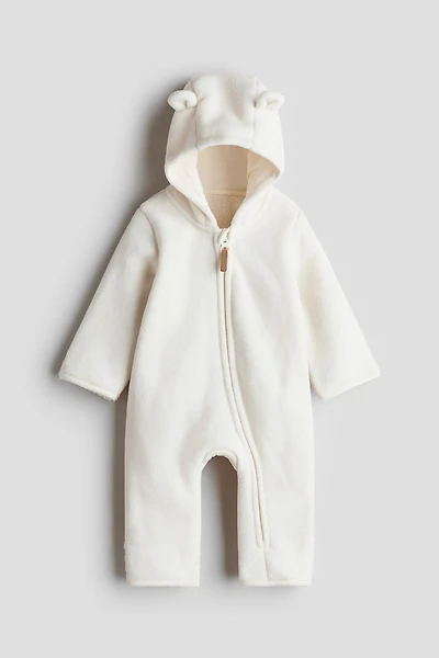 Hooded Fleece Jumpsuit