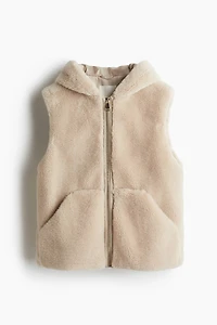 Hooded Pile Vest