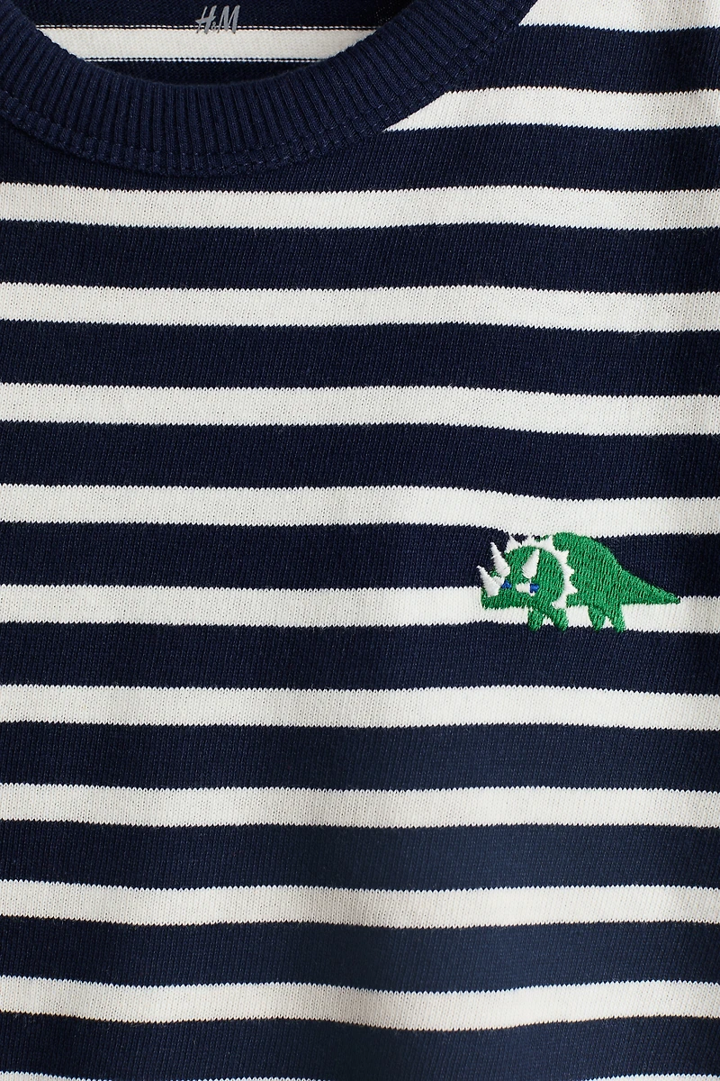 Long-Sleeved Cotton T-Shirt