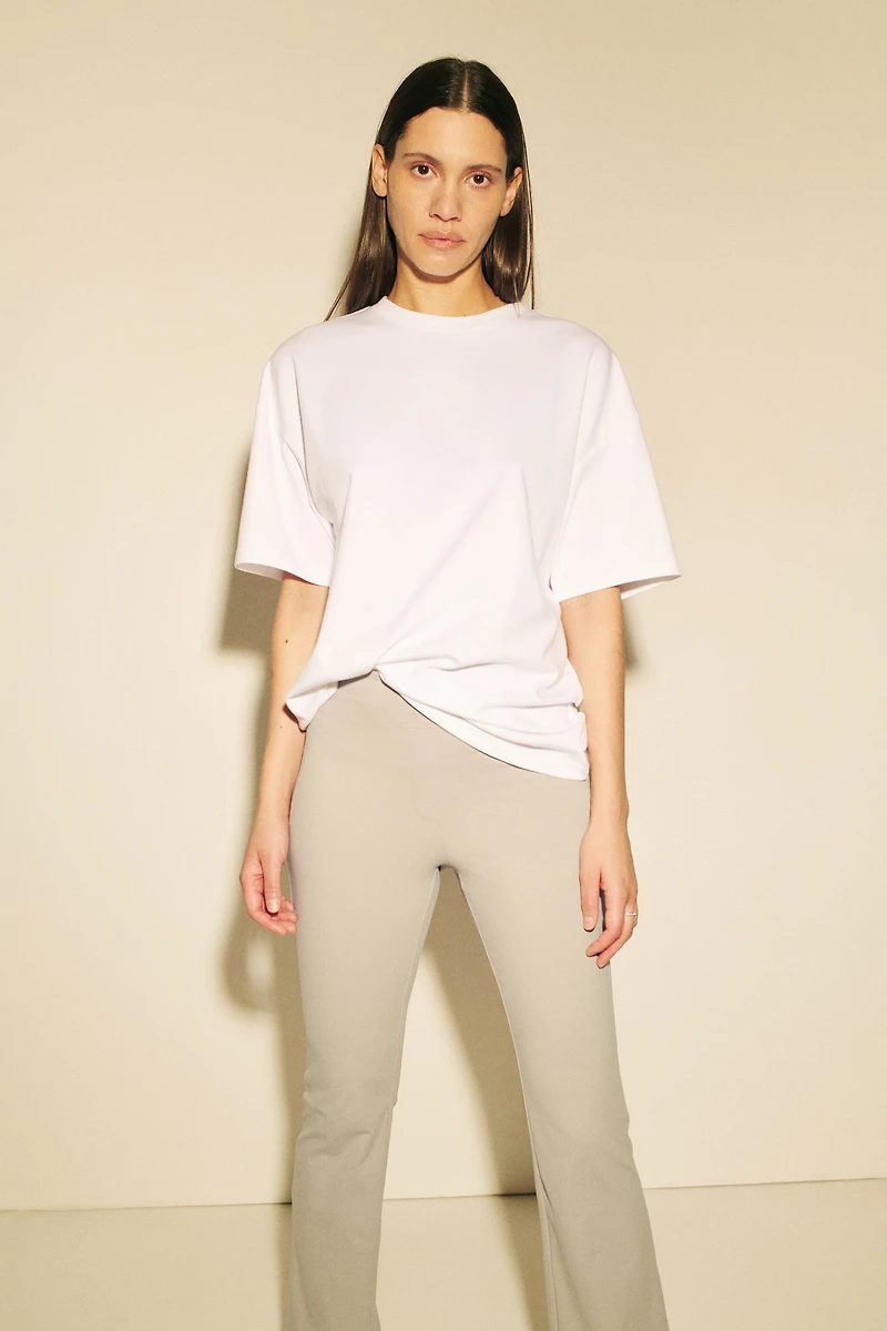 Four-Way Stretch Flared Pants