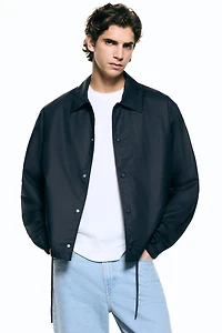 Cotton Jacket with Collar