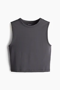 Cropped Sports Tank Top with DryMove™