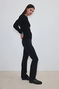 Four-Way Stretch Flared Pants