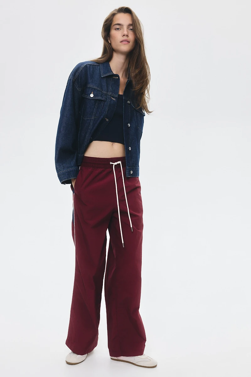 Nylon Drawstring Pants