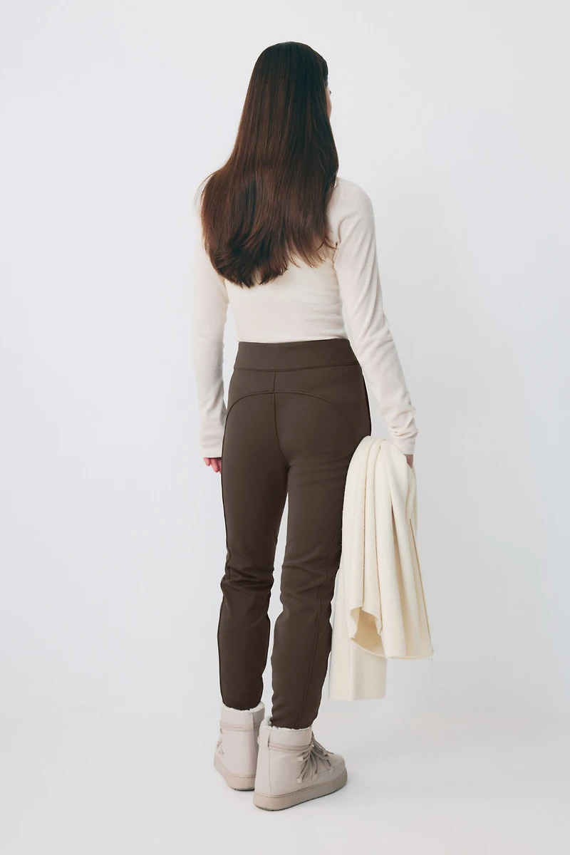 Pantalon de ski à l'intérieur brossé