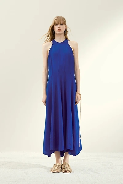 Bead-Detail Dress