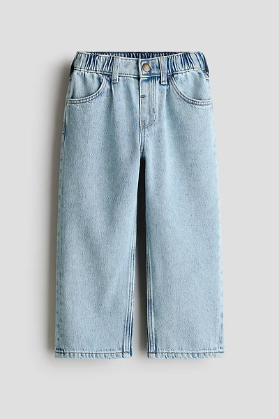 Jean à jambes larges