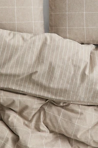 Parure de couette lit double en flanelle