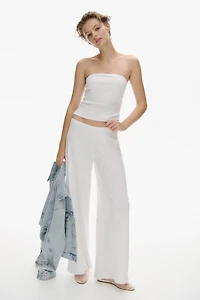 2-Piece Ribbed Top and Pants Set