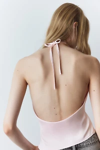 Asymmetric Halterneck Top