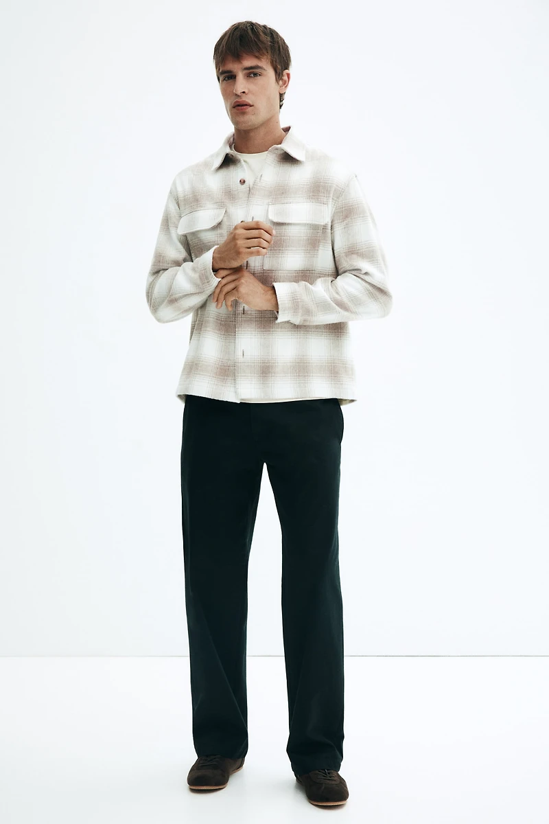 Regular-Fit Flannel Overshirt