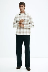 Regular-Fit Flannel Overshirt