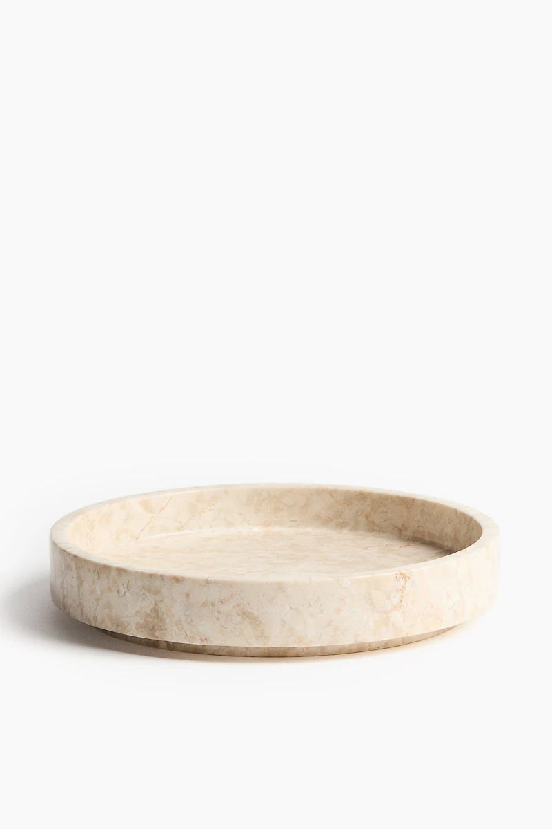 Round Marble Tray