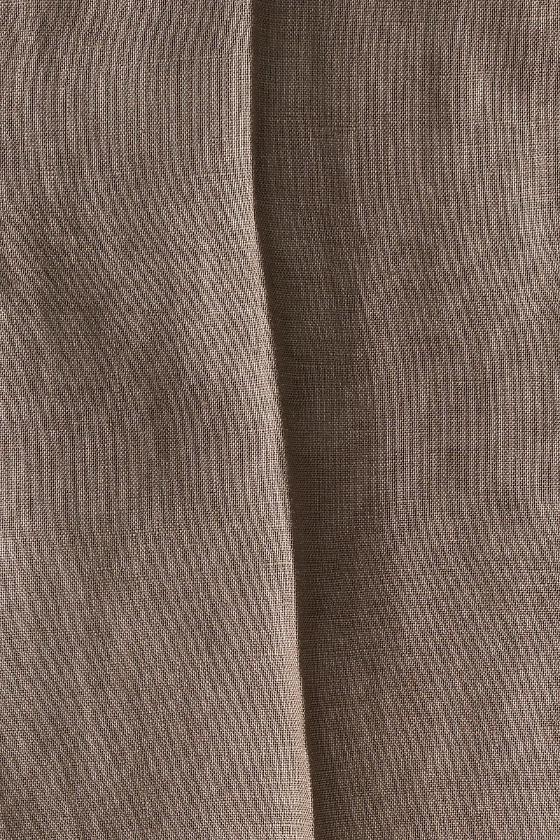 Slim-Fit Linen Suit Pants