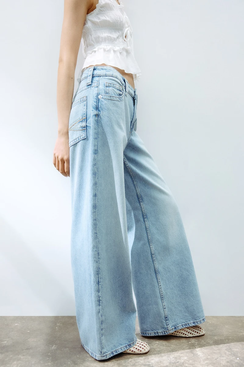 Baggy Wide Low Waist Jeans