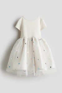 Dress with Flared Skirt