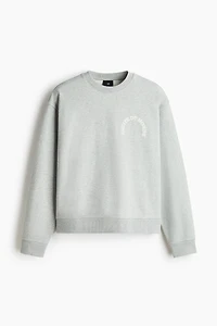 Loose-Fit Printed Sweatshirt