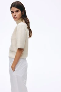 Haut col roulé en tricot