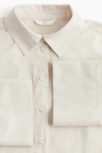 Linen-blend Shirt