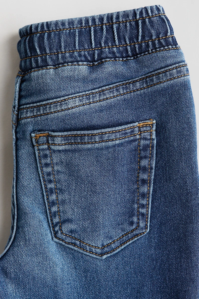 Cotton Denim Joggers