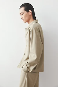 Regular-Fit Twill Overshirt