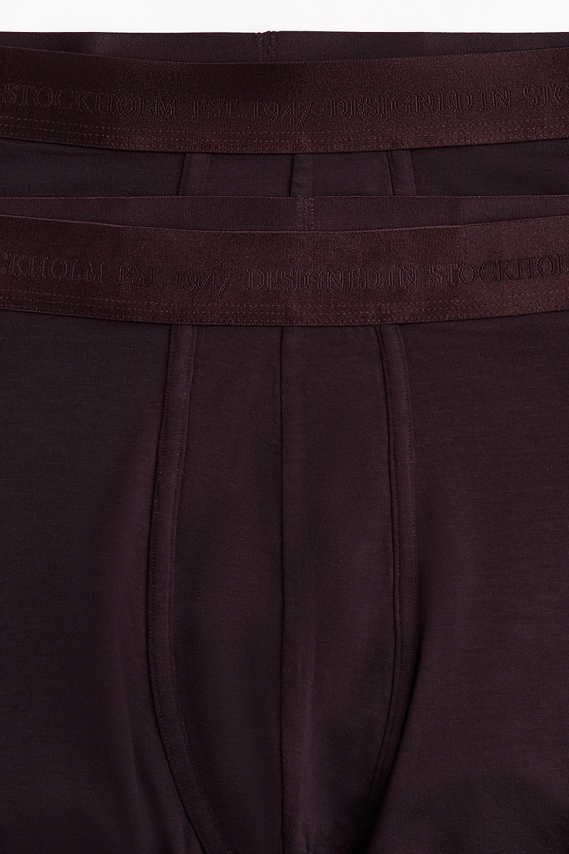 2-Pack Mid-Length Boxer Briefs with Lycra®