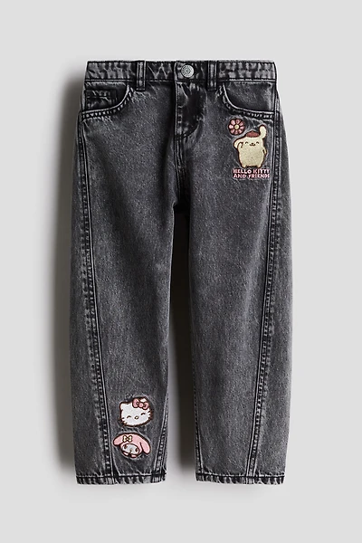Appliquéd Jeans