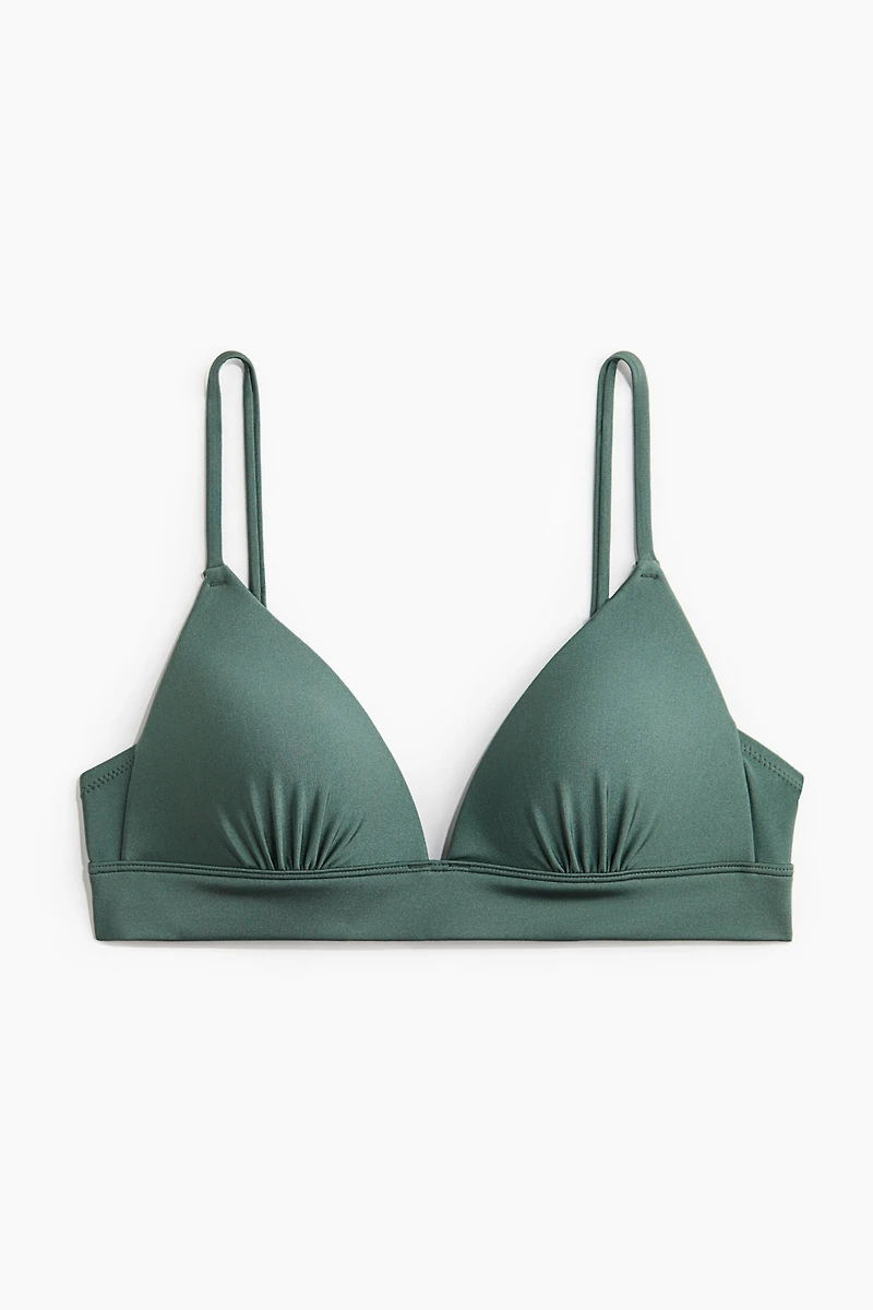 Push-Up Triangle Bikini Top
