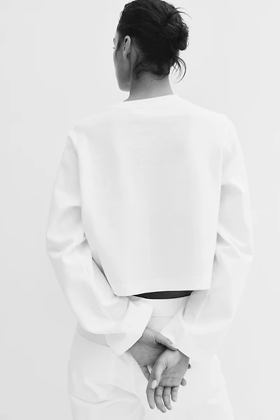 Haut court en interlock