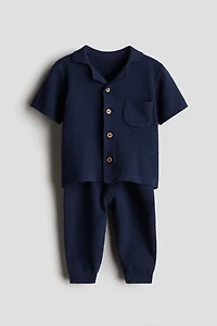 2-Piece Cotton-Knit Set