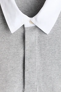 Loose-Fit Cotton Polo Shirt