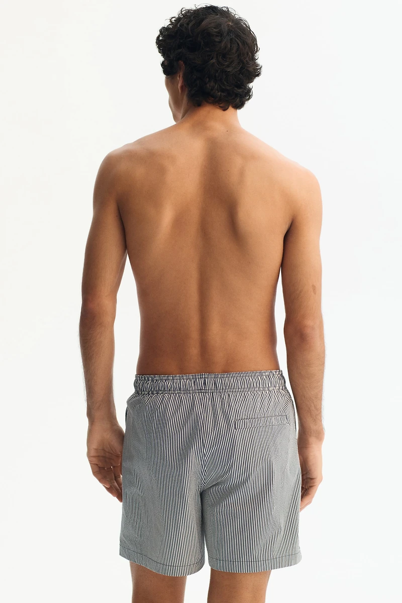 Seersucker Swim Shorts