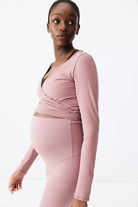 Haut MAMA cache-cœur court