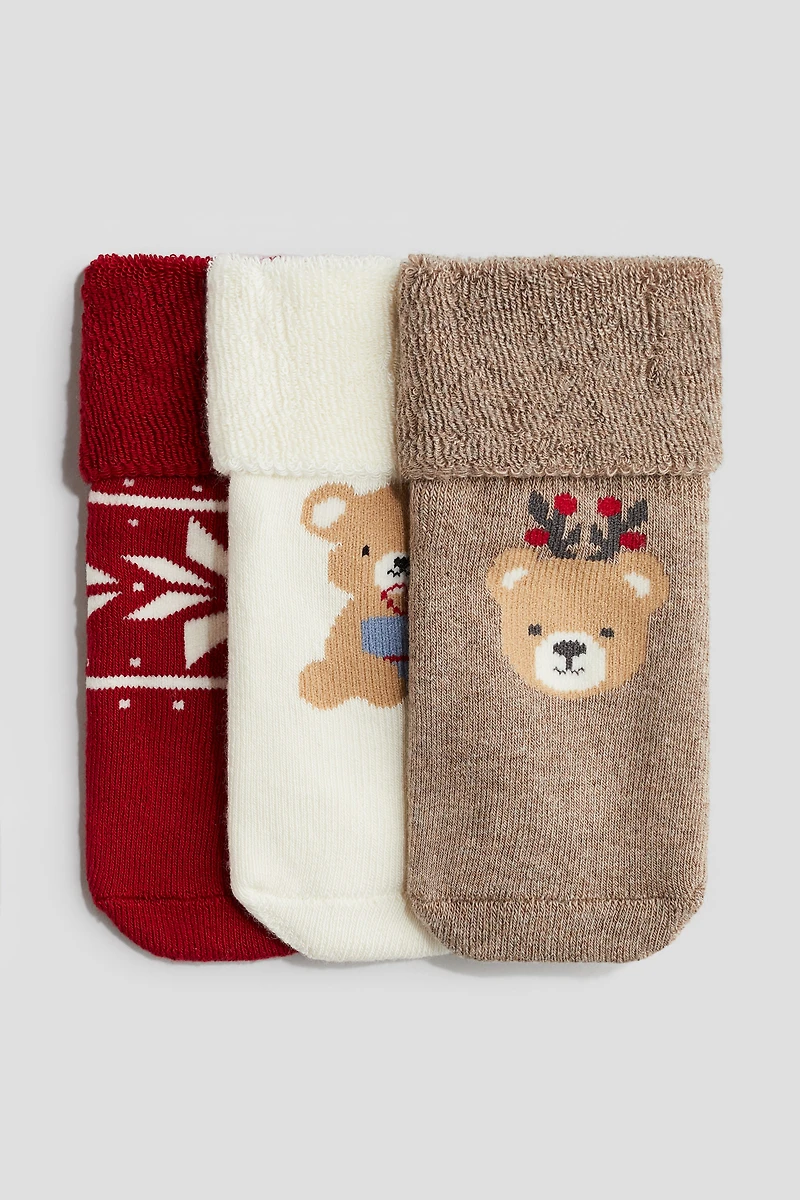 3-pack Terry Socks