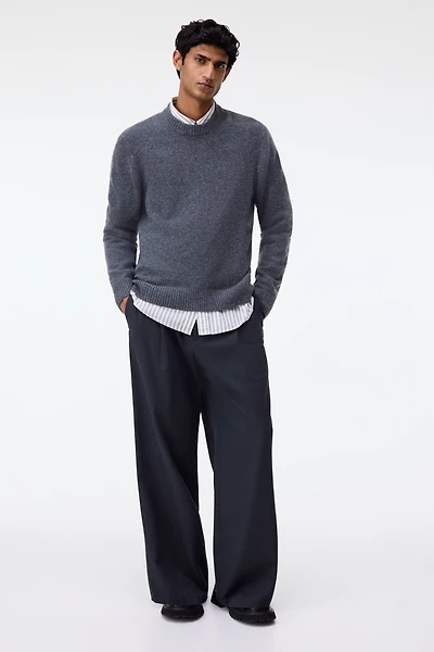 Regular-Fit Brushed Sweater